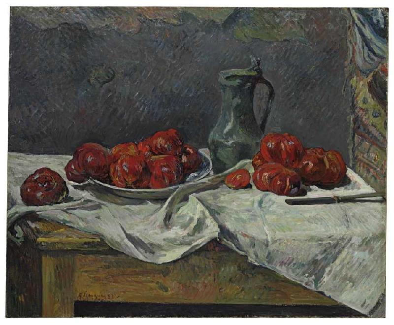 Stillleben mit Tomaten (Nature morte aux tomates) von Paul Gauguin