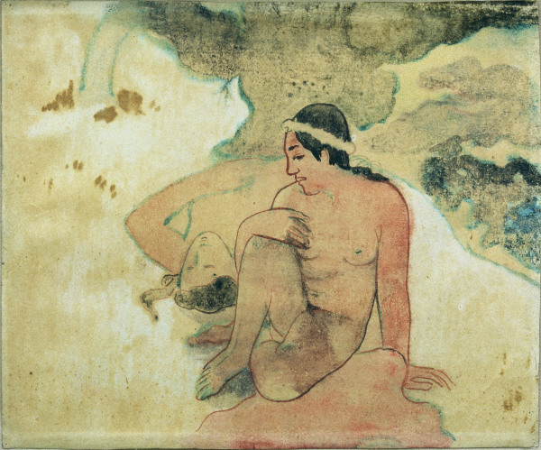 Studie zu: Aha oe feii von Paul Gauguin