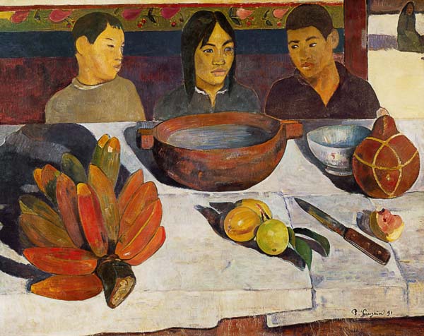 The Meal (The Bananas) von Paul Gauguin