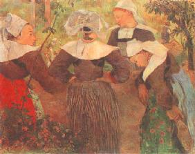 Vier Bretonische Bäuerinnen 1886