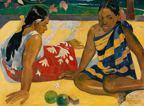 Zwei Frauen von Tahiti (Due donne a Tahiti) von Paul Gauguin