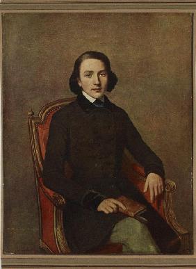 Porträt von Victor Hugo (1802-1885) 1829