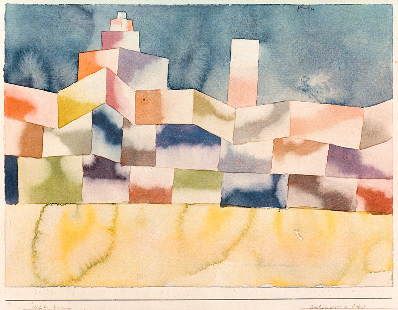 Architektur im Orient, 1929.2. von Paul Klee