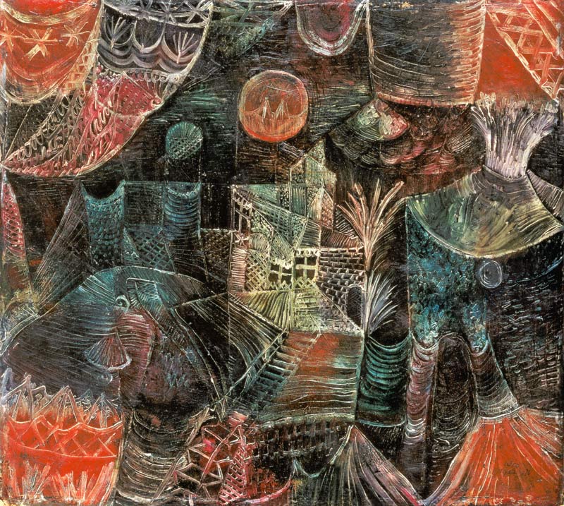 Bühnenlandschaft. von Paul Klee