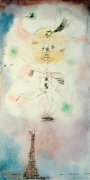 Der Komet von Paris, 1918. von Paul Klee