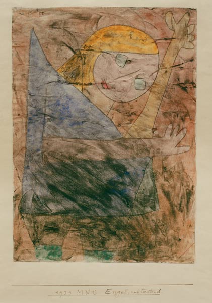 Engel, noch tastend, 1939. von Paul Klee