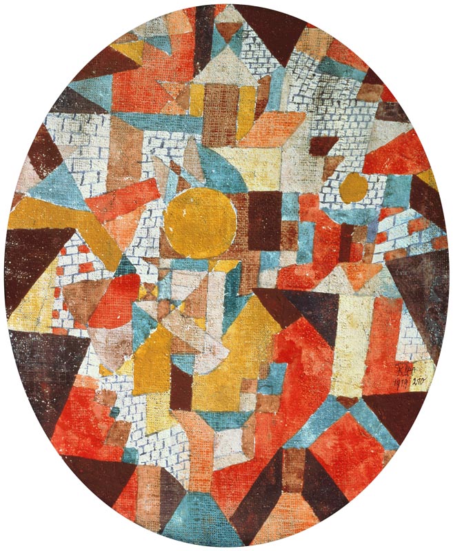 Vollmond in Mauern von Paul Klee