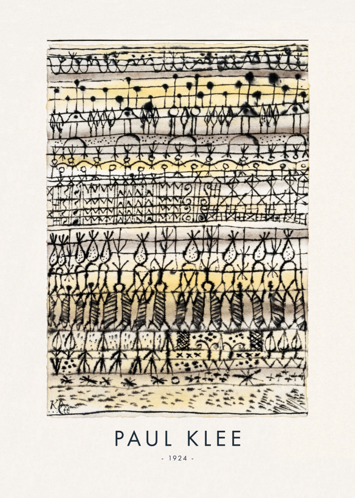 Abkühlung in einem Heißzonengarten 1924 von Paul Klee