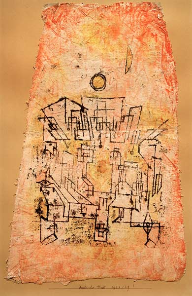 Arabische Stadt, 1922, 29. von Paul Klee