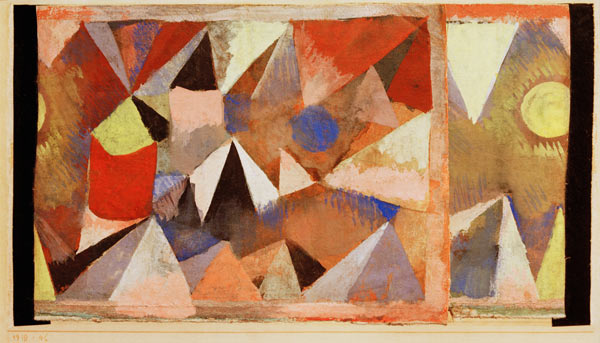 Berglandschaft, 1918, 46. von Paul Klee