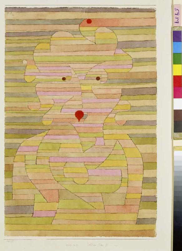 Bildnis Frau Gl von Paul Klee