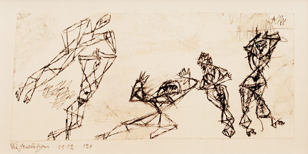 Die Gegenwaertigen, 1912, 124. von Paul Klee