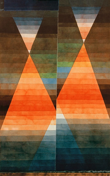 Doppelzelt, 1923.114. von Paul Klee