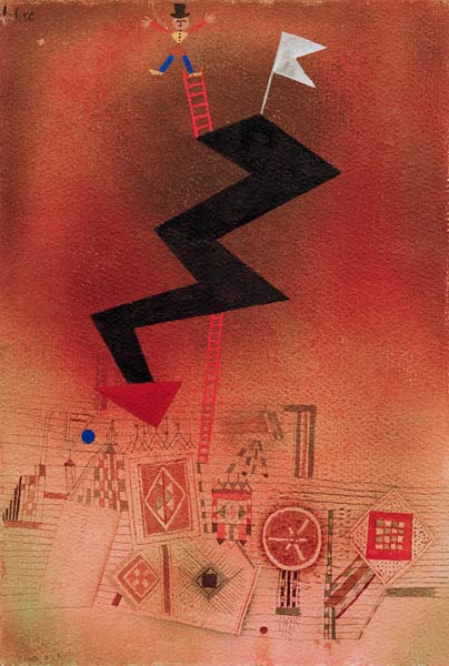 Gebannter Blitz, 1927. von Paul Klee