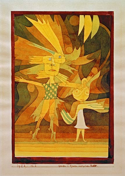 Genien (Figuren aus einem Ballett), von Paul Klee