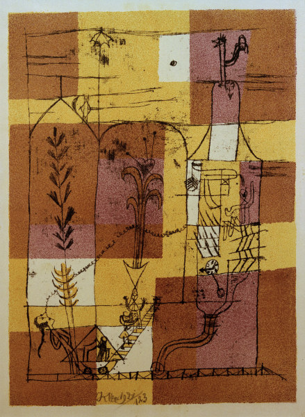 Hoffmaneske Maerchenszene, 1921, 123. von Paul Klee