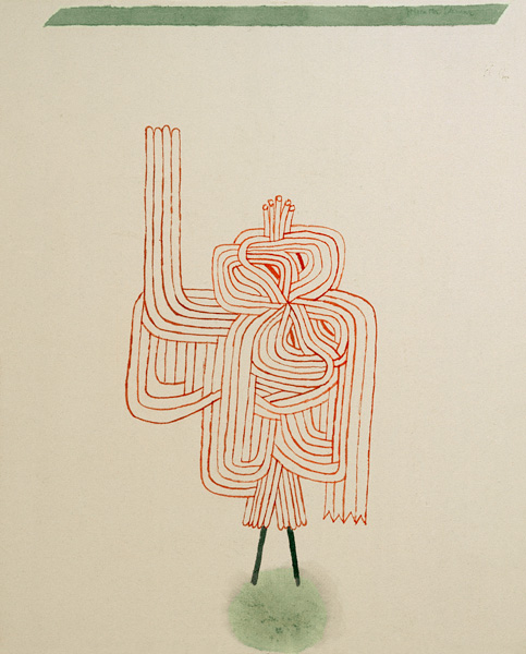 Gespenster-Schwur, 1930, 113 (V3). von Paul Klee