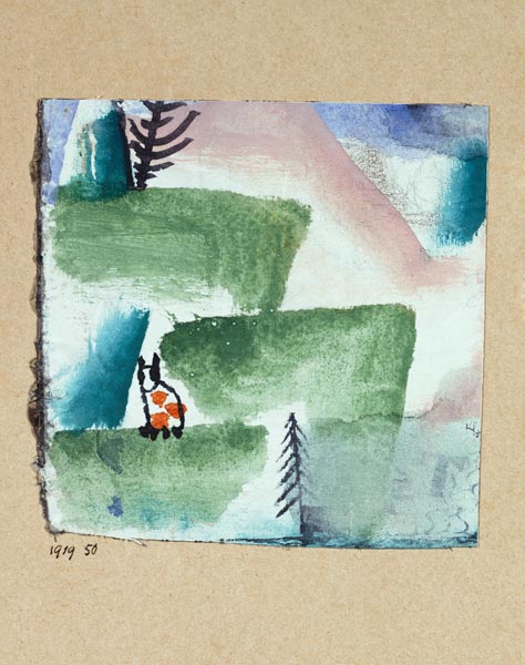 Revier eines Katers von Paul Klee