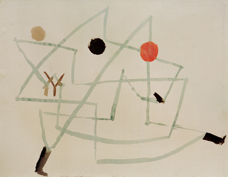 verhext und eilig, von Paul Klee