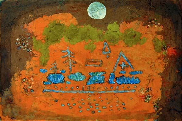 Vollmondopfer, 1933, 452 (H 12). von Paul Klee