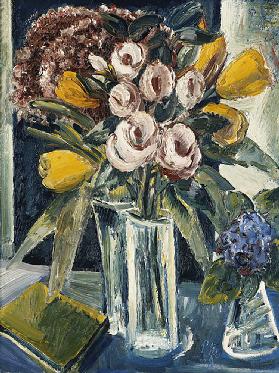 Stillleben mit Blumen; Stilleben mit Blumen, 1929 1929