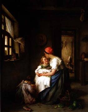 Motherly cares 1864