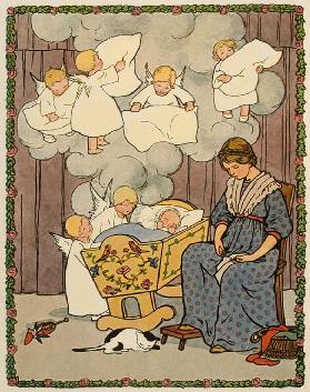 Die Englein haben’s Bett gemacht, / Die Federn fliegen ‘runter (…) 1915