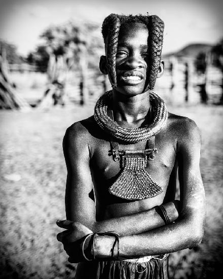 selbstbewusster Himba