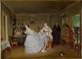 Die Brautwerbung des Majors 1848