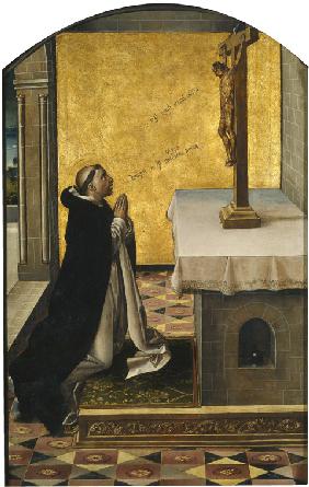Der Heilige Petrus Martyr im Gebet