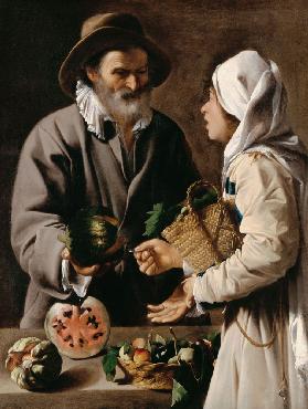 The Fruit Vendor 1615