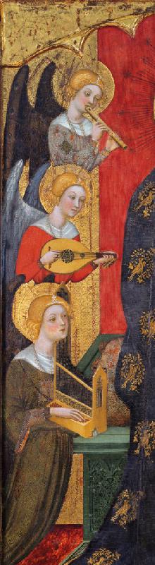 Madonna mit Christkind und musizierenden Engeln (Detail)