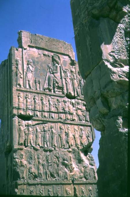 Pillar relief from the Palace of Darius, Persepolis von Persia