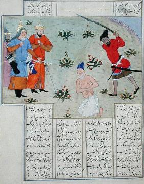 Ms C-822 An execution, from 'Shah-Nameh, or The Epic of the Kings'