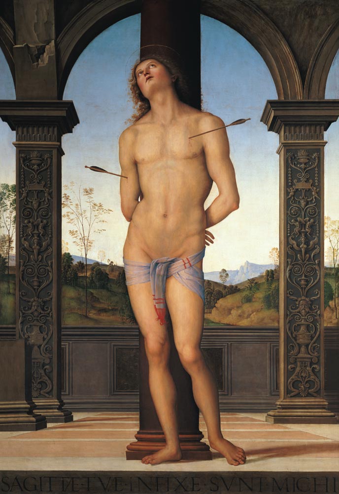 Hl. Sebastian von Perugino (eigentl. Pierto di Cristoforo Vanucci)