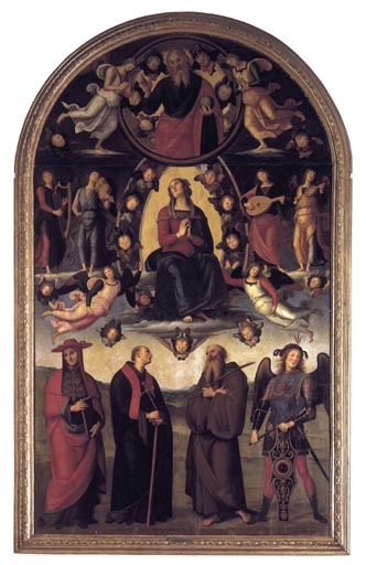 Himmelfahrt Mariae von Perugino (eigentl. Pierto di Cristoforo Vanucci)