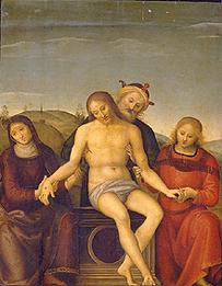 Pietà. von Perugino (eigentl. Pierto di Cristoforo Vanucci)
