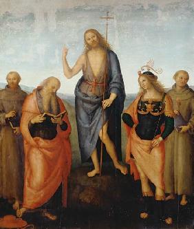 Perugino / John the Baptist / Paint.