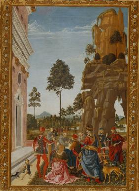 Miracle of St.Bernard / Perugino