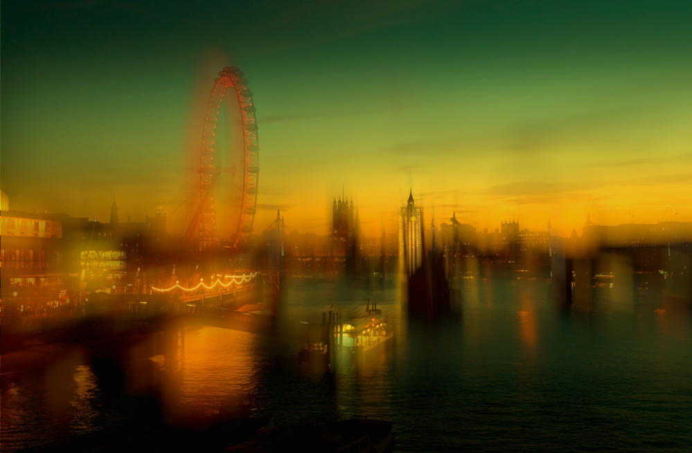 London in der Abenddämmerung von Peter Davidson