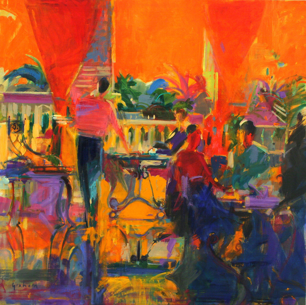 Courtyard Cafe, Tunis von Peter Graham