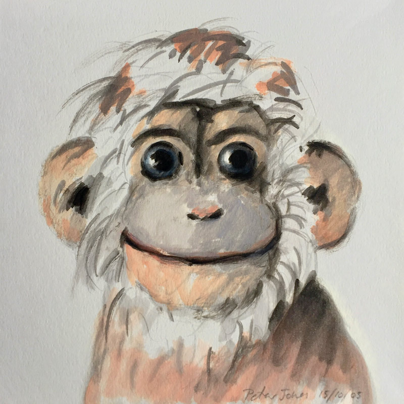 Happy Monkey von Peter Jones