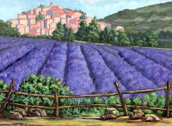 The French Lavenderfield von Peter Millard
