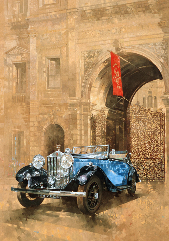 Rolls Royce at the Royal Academy von Peter Miller