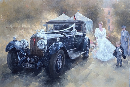 Bentley and Bride von Peter Miller