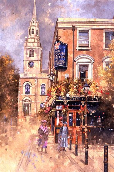 Crown Tavern, Clerkenwell, 2000 (oil on canvas)  von Peter Miller