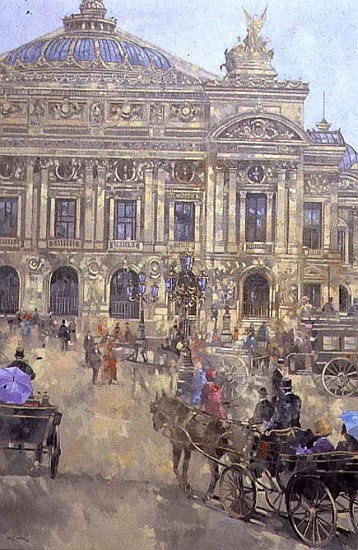 L''Opera, Paris, 1993 (oil on canvas)  von Peter Miller