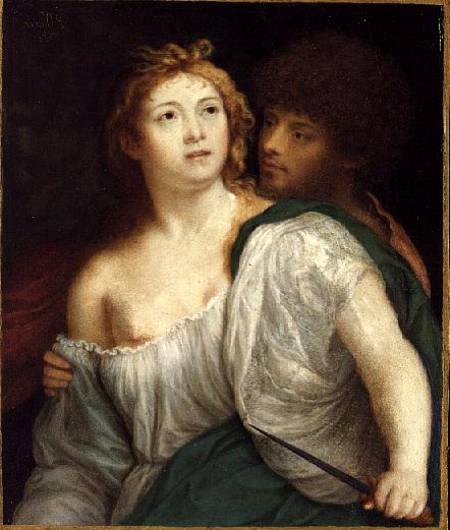 Portrait of Tarquin and Lucretia von Peter Oliver
