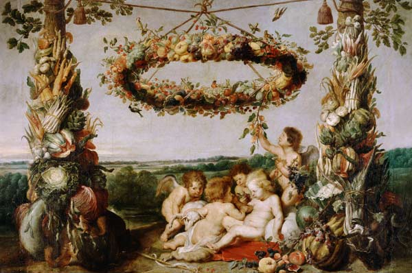 Der Jesusknabe mit Johannes und Engeln von Peter Paul Rubens
