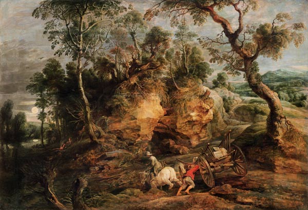 Das festgefahrene Fuhrwerk von Peter Paul Rubens